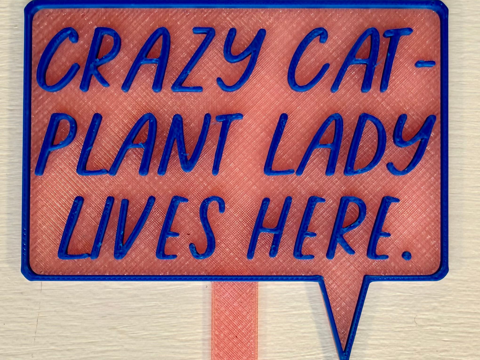 Crazy Cat/Plant Lady Lives Here