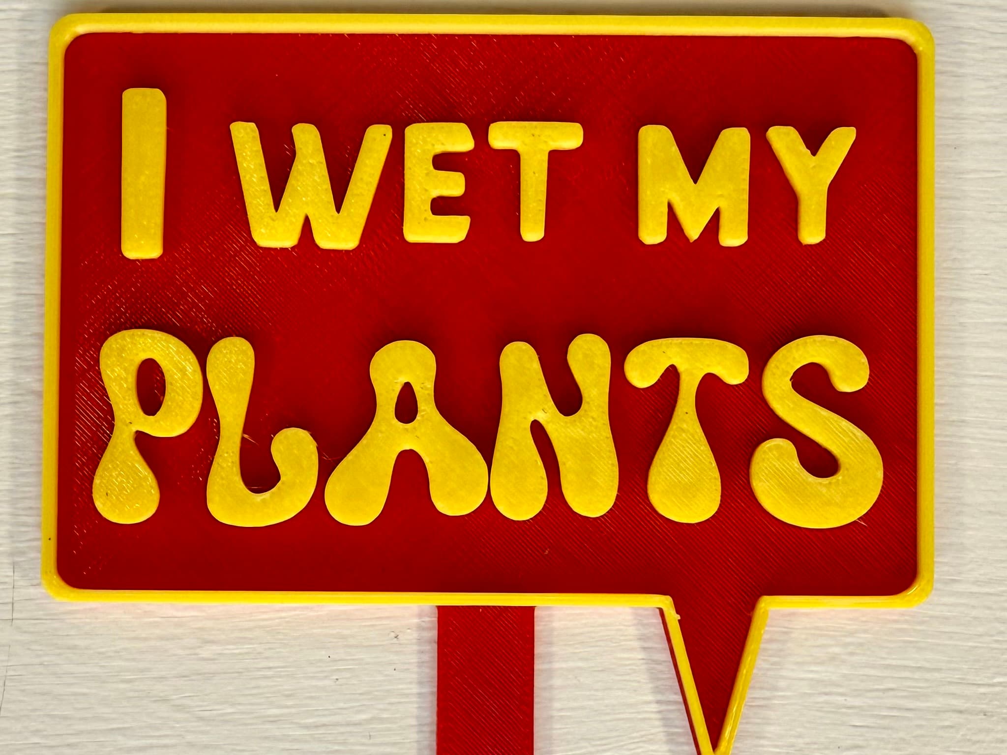 I Wet My Plants