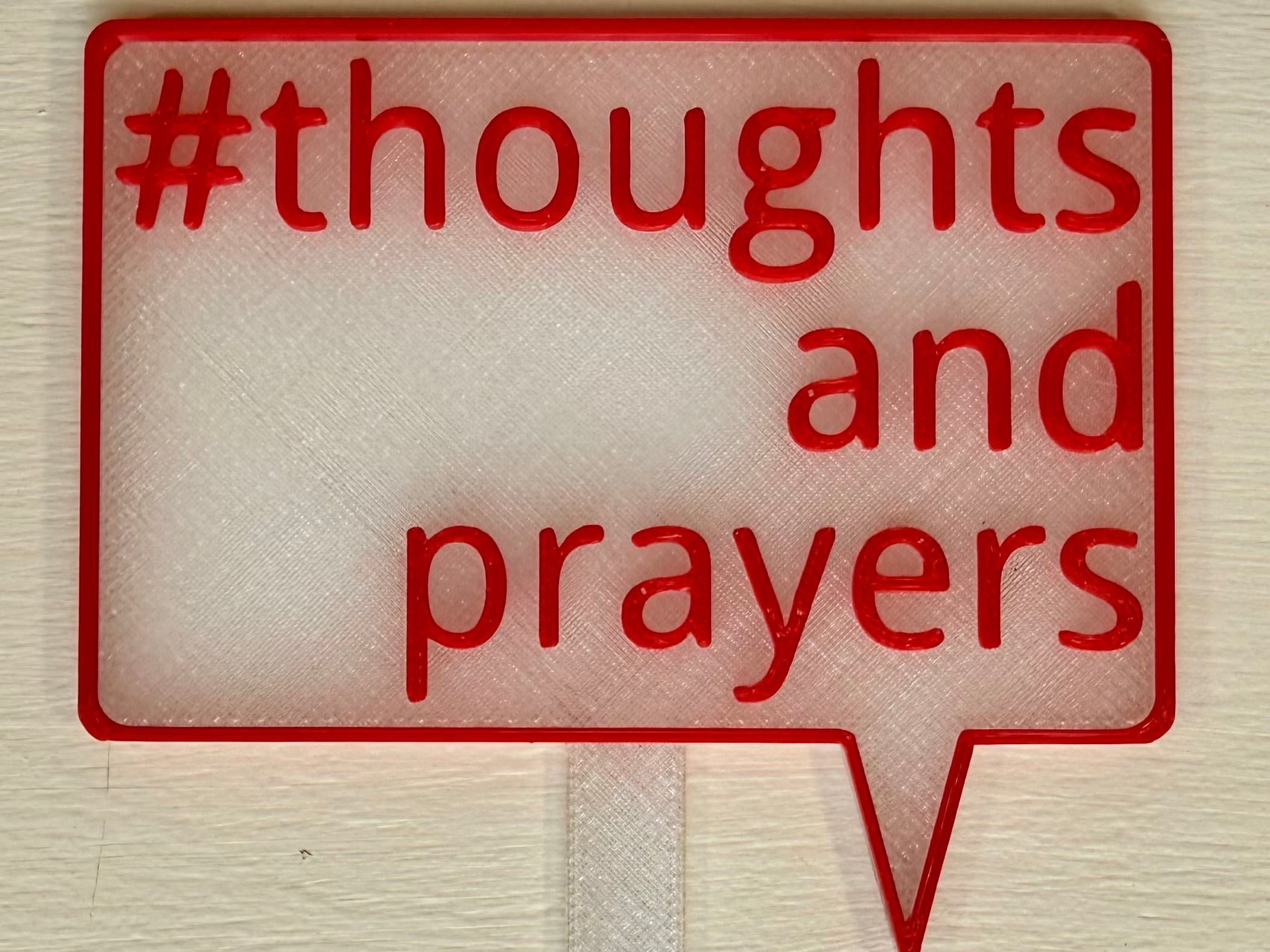 #ThoughtsAndPrayers